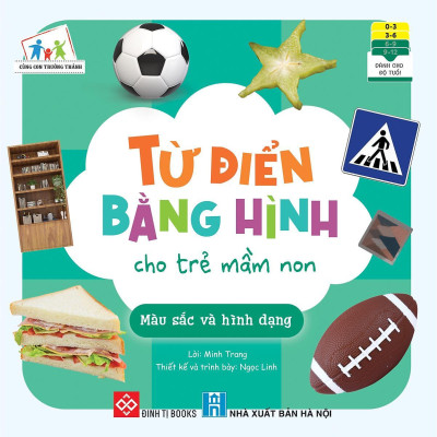 Sách - Từ Điển Bằng Hình Cho Trẻ Mầm Non - Dành Cho Trẻ 0 - 6 Tuổi - Chọn Lẻ 6 Chủ Đề - Đinh Tị Books
