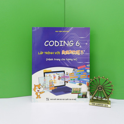 Combo 2 sách hướng dẫn học lập trình Scratch cho học sinh lớp 6