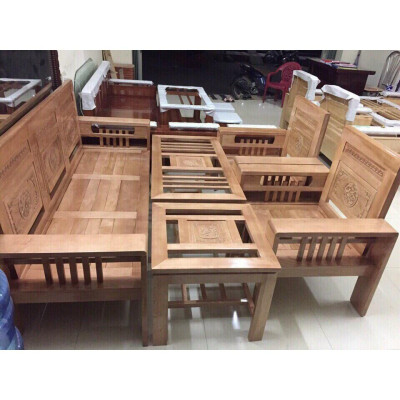 Bộ bàn ghế gỗ sồi Nga