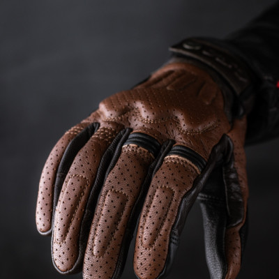 Găng Tay Bảo Hộ Lái Moto, Xe Máy LS2 Rust Man