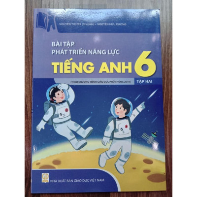 ` Sách - Combo Bài tập phát triển năng lực tiếng anh 6 - Tập 1 + Tập 2 ( theo chương trình giáo dục phổ thông 2018 )