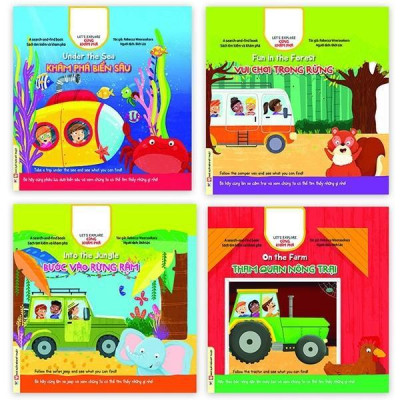 Sách - Cùng Khám Phá - Khám Phá Biển Sâu - Song Ngữ Anh Việt - Tân Việt Books