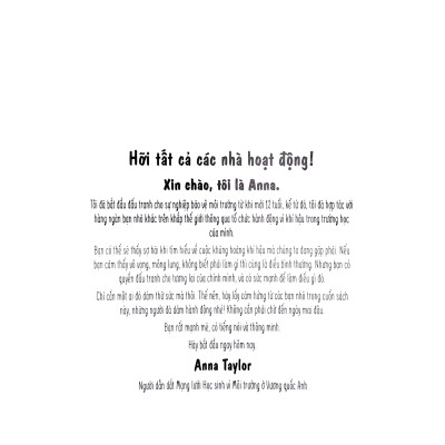 Tớ Đã Đủ Lớn Để Cứu Trái Đất! - Trái Đất Cần Bạn, Bạn Đã Sẵn Sàng?