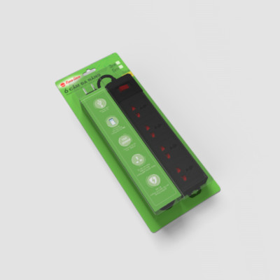 Ổ cắm Rạng Đông OC02 4C/5M/10A đa năng, chống giật công suất 2500W dây dài 5 mét - Hàng chính hãng