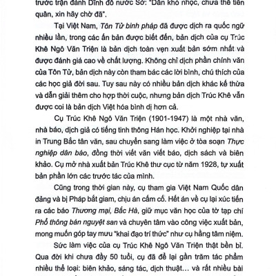 Tôn Tử Binh Pháp (Tái Bản 2024)