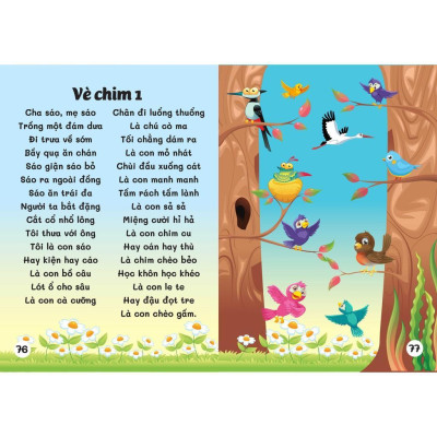 Sách - Đồng Dao Cho Bé - Các Trò Chơi Dân Gian - Các Câu Hát Vè Dân Gian - Thế Giới Quanh Ta Và Cuộc Sống Động Vật - Việt Thư