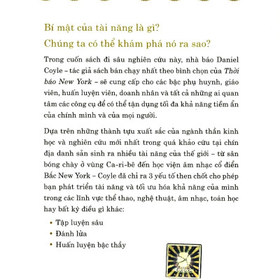 Mật Mã Tài Năng (Cuốn Sách Bán Chạy Nhất Hoa Kỳ Năm 2017 Theo Bình Chọn của Thời Báo New Your Sẽ Giải Đáp Cho Bạn Những Thắc Mắc Về Bí mật của tài năng là gì? Chúng ta có thể khám phá nó ra sao?) Tặng Sổ Tay Giá Trị (Khổ A6 Dày 200 Trang)