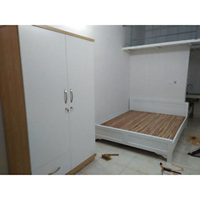 Combo giường tủ gỗ