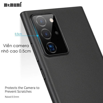 Ốp lưng nhám siêu mỏng 0.3mm cho Samsung Galaxy Note 20 Ultra hiệu Memumi có gờ bảo vệ camera - Hàng nhập khẩu