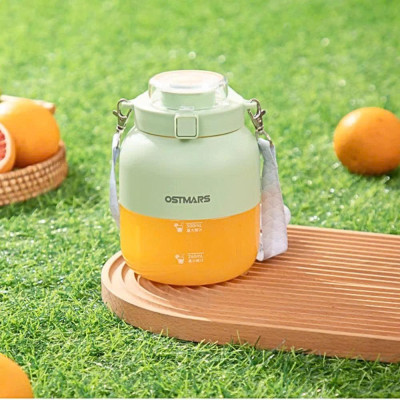 Máy Xay Sinh Tố Cầm Tay Mini Ostmars Sạc Tích Điện Dung Tích 500ml Đa Năng Nhỏ Gọn