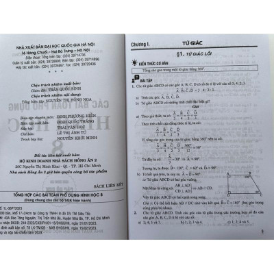 Sách - Tổng hợp các bài Toán phổ dụng Hình học 8-HA-MK