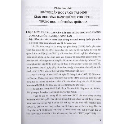 Sách - Hướng Dẫn Học Và Ôn Tập Môn Giáo Dục Công Dân - Hồng Ân