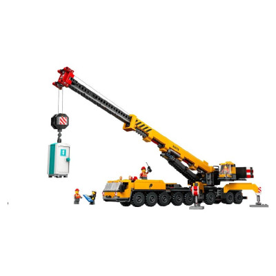 LEGO CITY 60409 Đồ Chơi Lắp Ráp Xe Cần Cẩu Bánh Lốp (1116 chi tiết)