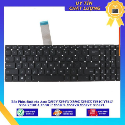 Bàn Phím dùng cho Asus X550V X550W X550Z X550IK Y581C Y581J X550 X550CA X550CC X550CL X550VB X550VC X550VL - Hàng Nhập Khẩu New Seal