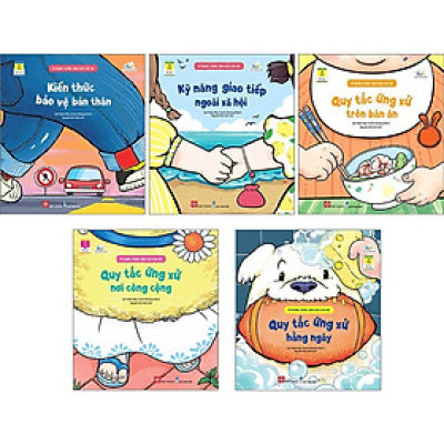 Sách - Kỹ Năng Sống Đầu Đời Cho Bé - Combo 5 Cuốn - Đinh Tị Books