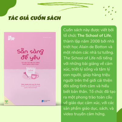 Sách Sẵn Sàng Để Yêu-43 Câu Hỏi Để Tìm Kiếm hạnh Phúc Đích Thực- YMATE