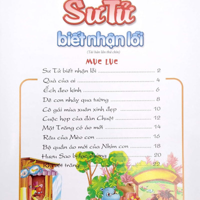 Câu Chuyện Nhỏ Bài Học Lớn - Những Câu Chuyện Vàng - Sư Tử Biết Nhận Lỗi