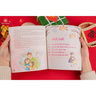 Sách - Đọc sách ngày xuân, Quây quần đón Tết - Cho trẻ 3 - 9 tuổi - Chọn Lẻ 3 Chủ Đề - Đinh Tị Books