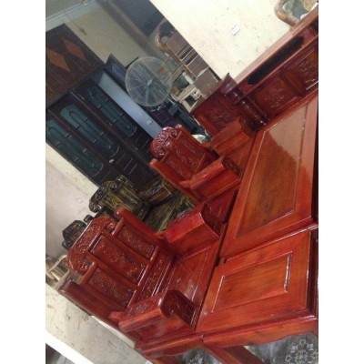 Bộ bàn ghế như ý hộp voi gỗ tràm 2m2 và 2m4