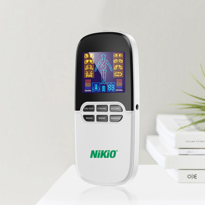 Máy Massage Xung Điện Trị Liệu Nikio NK-102 - 8 Miếng Dán Mát Xa Giảm Đau Nhức Toàn Thân Với Công Nghệ Điện Xung Mới - Đèn Hồng Ngoại Hỗ Trợ Trị Viêm Mũi Dị Ứng, Viêm Xoang - Pin Sạc Không Dây Tiện Lợi