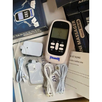 Máy Massage Xung Điện 4 Miếng Dán, 15 Mức Cường Độ, 8 Chế Độ, Giảm Đau Nhức, Tăng Cường Tuần Hoàn Máu Kachi MK46 - Hàng chính hãng