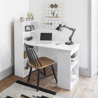 Bàn liền giá sách gỗ CN SMLIFE Diona