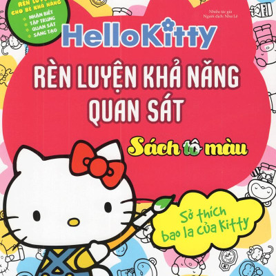 Bộ 4 Cuốn Hello Kitty- Sách Tô Màu: Rèn Luyện Khả Năng Cho