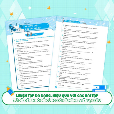 Sách - Tự Học Đột Phá Tiếng Anh - Kỹ Năng Viết Lại Câu Tiếng Anh - Megabook