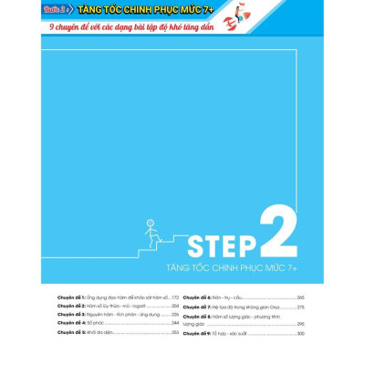 Sách - 3 STEP - Tiết Lộ Bí Quyết 3 Bước Đạt Điểm 8+ Toán Học - Megabook