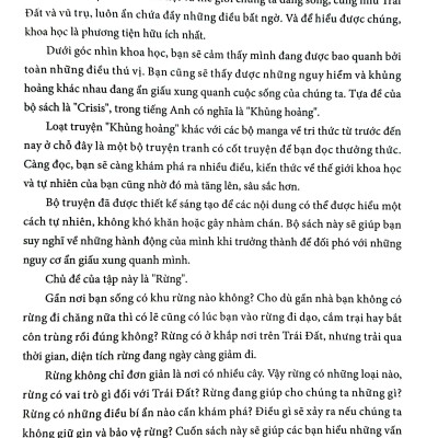 Truyện Tranh Tri Thức Khoa Học - Khủng Hoảng Rừng