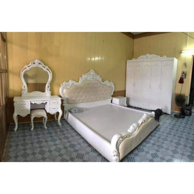 combo bộ giường tủ tân cổ điển 06