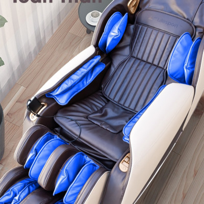 Ghế Massage Toàn Thân Lifesport LS-350 Plus, Ghế Massage Tích Hợp 5 Kỹ Thuật Và 8 Chương Trình Tự Động