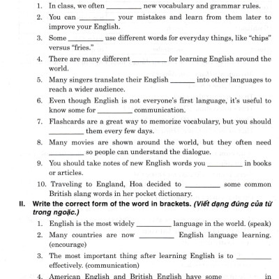 Hướng Dẫn Học Tiếng Anh 9 (Dùng Kèm SGK Tiếng Anh I Learn Smart World) - HA
