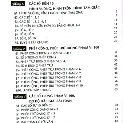 500 Bài Toán Chon Lọc Lớp 1 (Theo Chương Trình Giáo Dục Phổ Thông Mới)