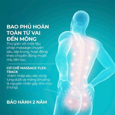 Đệm massge lưng toàn thân Homedics MCS-512H hàng chính hãng