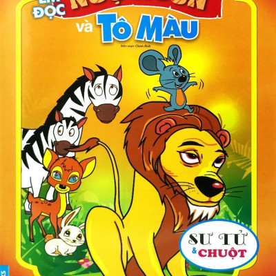 Em Đọc Ngụ Ngôn Và Tô Màu: Sư Tử Và Chuột