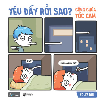 Sách - Yêu Đấy Rồi Sao? - Công Chúa Tóc Cam - Tặng Kèm Bookmark 2 Mặt Bồi Cứng