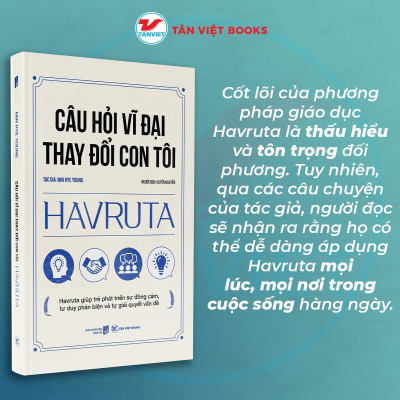 Sách - Câu Hỏi Vĩ Đại Thay Đổi Con Tôi Havruta - Min Hye Young - Tân Việt Books
