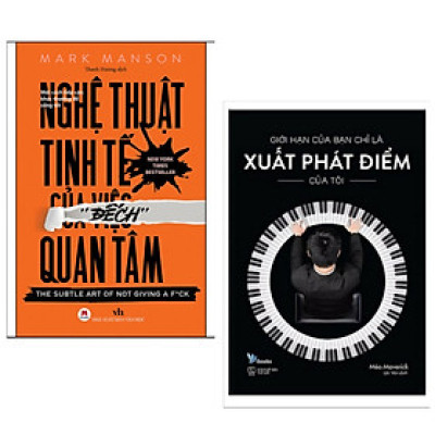 Combo Cẩm Nang Sống: Giới Hạn Của Bạn Chỉ Là Xuất Phát Điểm Của Tôi + Nghệ Thuật Tinh Tế Của Việc "Đếch" Quan Tâm (Bí Quyết Giúp Bạn Tự Tin Và Thành Công Một Cách Đơn Giản Nhất / Tặng Kèm Bookmark Green Life)