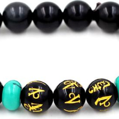 Vòng tay chuỗi hạt thạch anh đen 10 ly MSA111