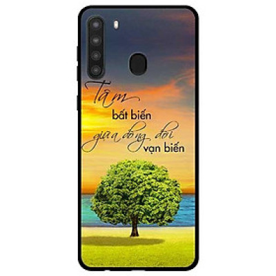 Ốp lưng dành cho Samsung Galaxy A21 mẫu Tâm Bất Biến