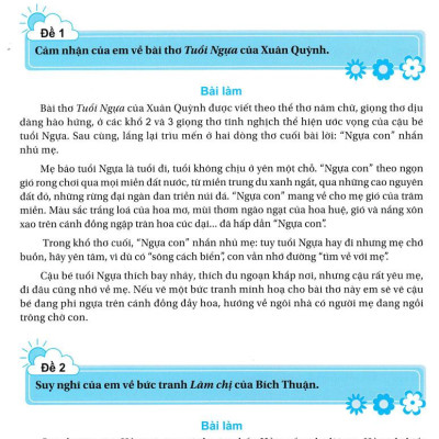 Những Bài Làm Văn Mẫu Lớp 4 Tập 1 (Cánh Diều)