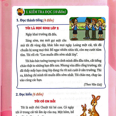 Bộ Đề Kiểm Tra Tiếng Việt Lớp 2 - Tập 1
