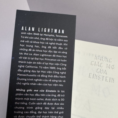 NHỮNG GIẤC MƠ CỦA EINSTEIN – Alan Lightman – Lê Chu Cầu dịch – Nhã Nam - NXB Hội Nhà Văn