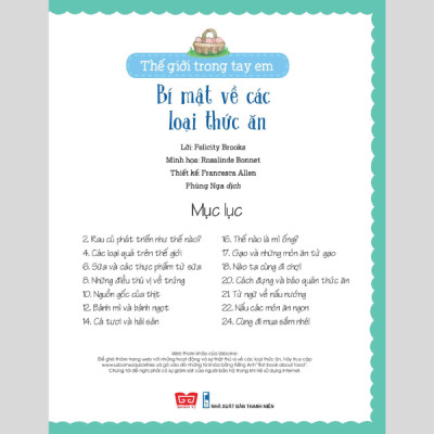 Thế Giới Trong Tay Em - Bí Mật Về Các Loại Thức Ăn