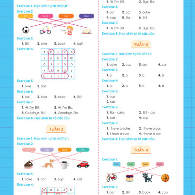 Global Success - Phiếu Bài Tập Cuối Tuần Tiếng Anh 1 (35 Tuần Học)-MEGA