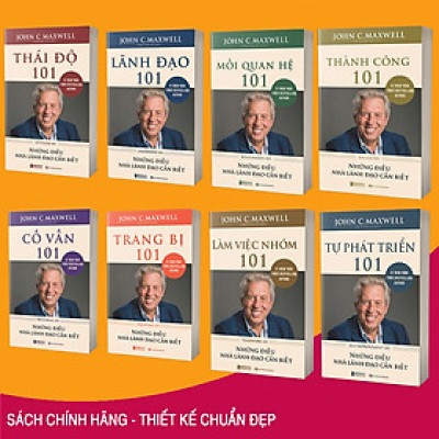 Combo 101 Những Điều Nhà Lãnh Đạo Cần Biết (Trọn Bộ 8 Cuốn)  (Tặng kèm Kho Audio Books)
