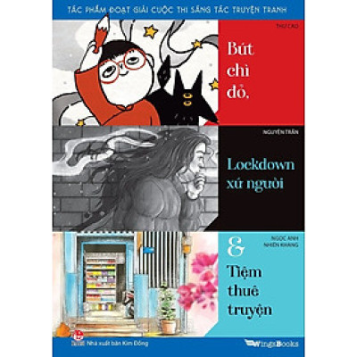 Sách - Bút chì đỏ, Lockdown xứ người & Tiệm thuê truyện