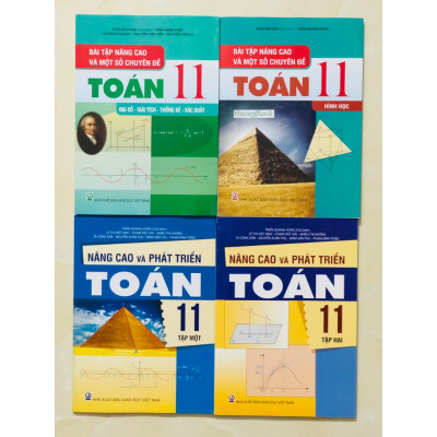 Sách - Combo Nâng cao và phát triển Toán + Bài tập nâng cao và một số chuyên đề Toán 11 (2023)