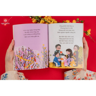 Sách - Đọc sách ngày xuân, Quây quần đón Tết - Cho trẻ 3 - 9 tuổi - Chọn Lẻ 3 Chủ Đề - Đinh Tị Books